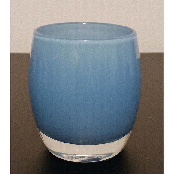 glassybaby Accents Glassybaby Blue Votive Candle Holder Poshmark